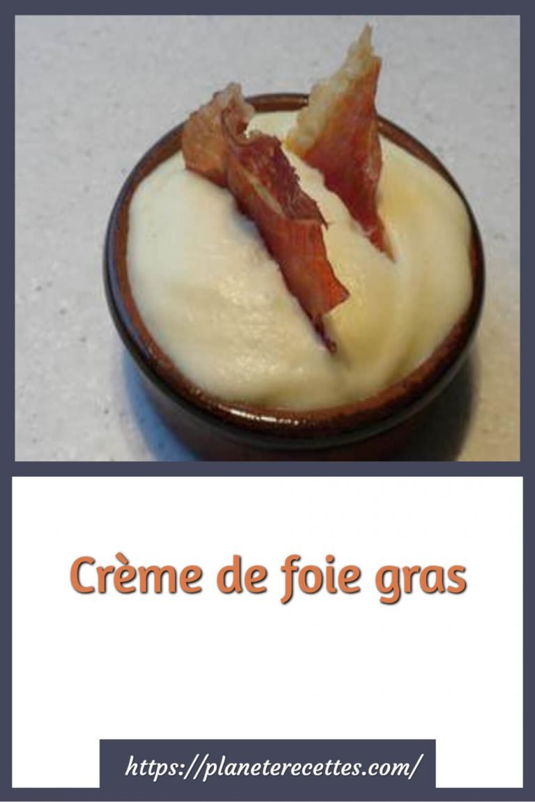 Crème de foie gras