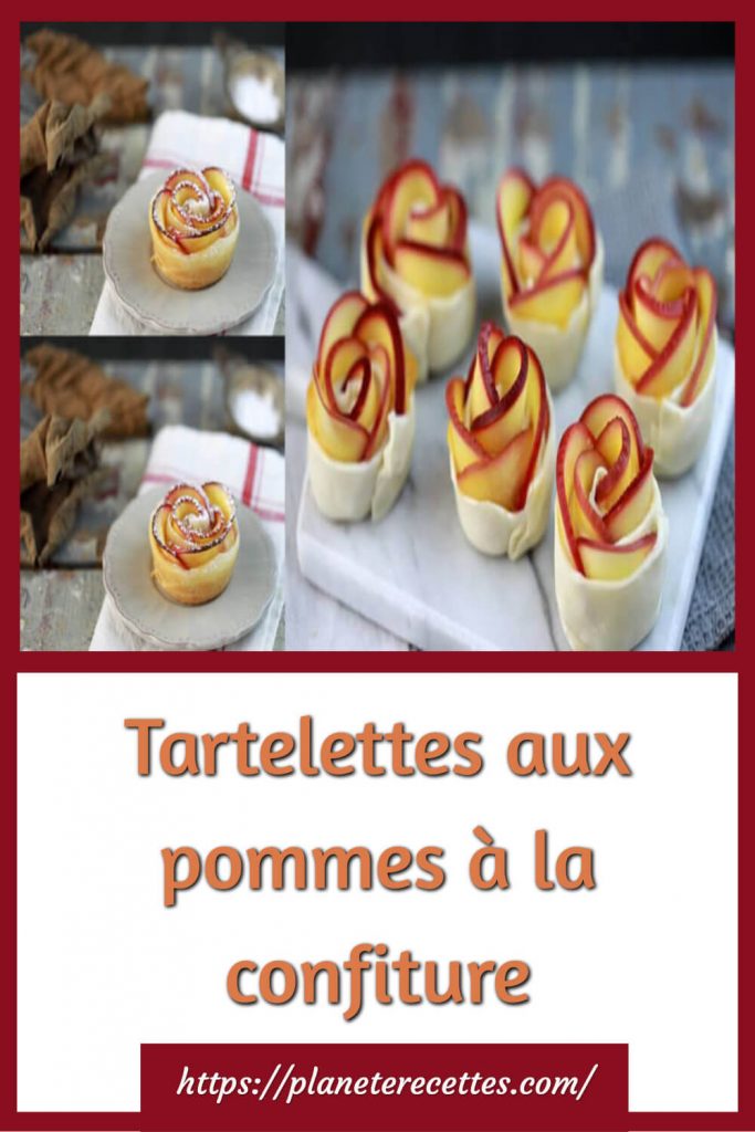Tartelettes aux pommes à la confiture