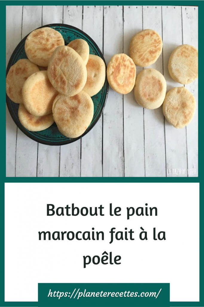 Batbout le pain marocain fait à la poêle