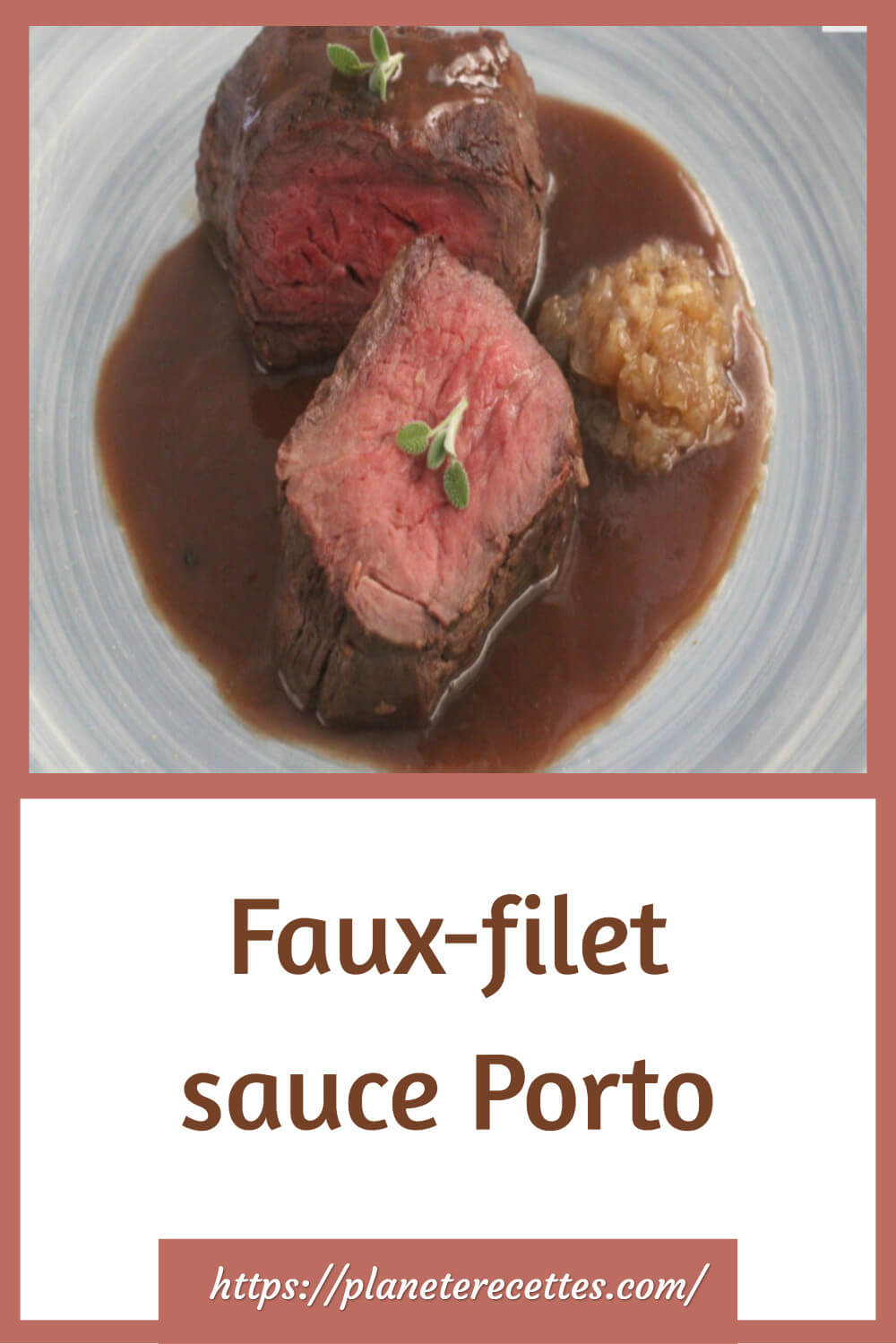 Faux-filet sauce Porto – Planète Recettes