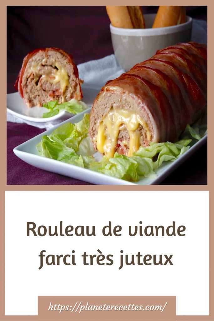 Rouleau de viande farci très juteux