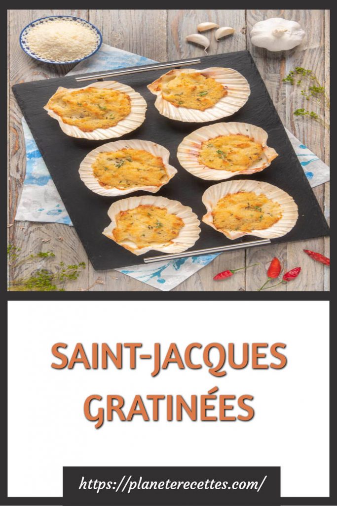 SAINT-JACQUES GRATINÉES