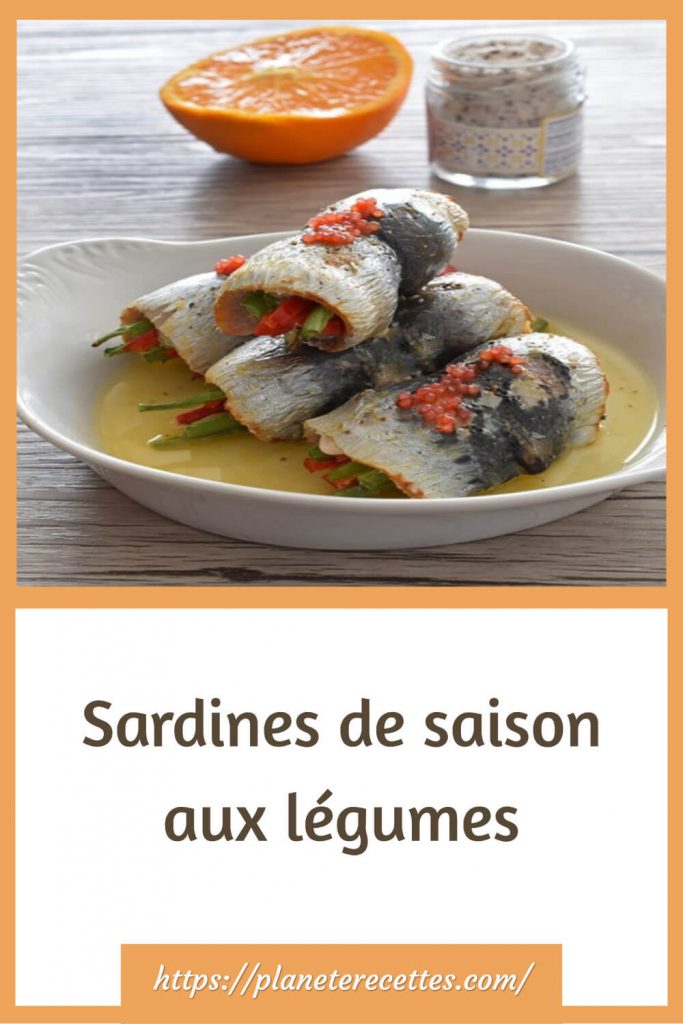 Sardines de saison aux légumes