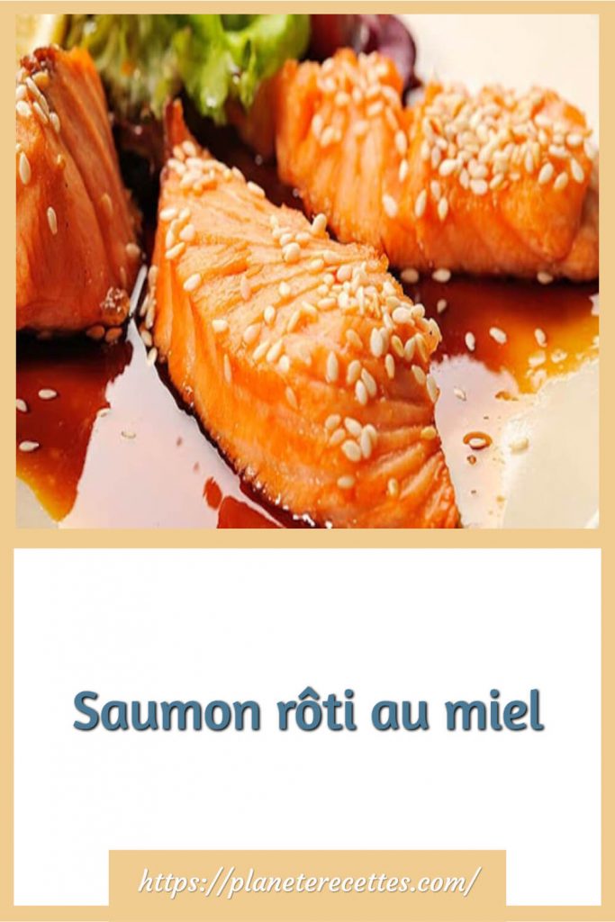 Saumon rôti au miel