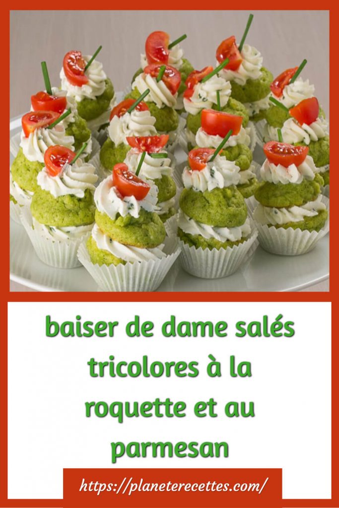 Baiser de dame salés tricolores