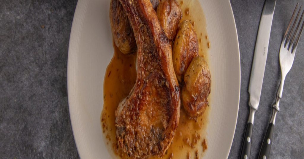 Côtelette de Porc à la poêle moelleuse et gourmande