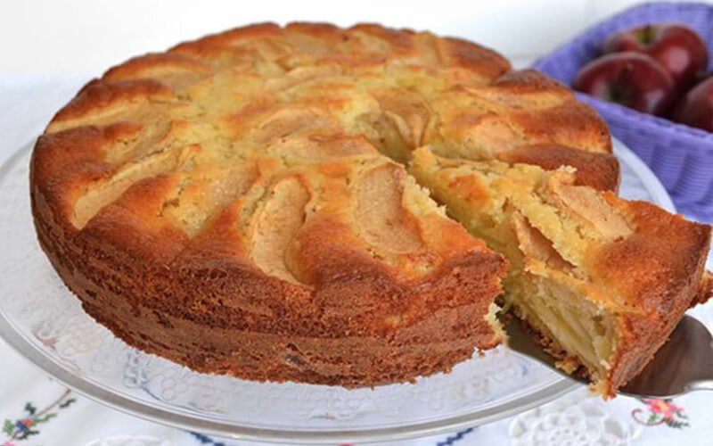 La traditionnelle tarte aux pommes de grand-mère